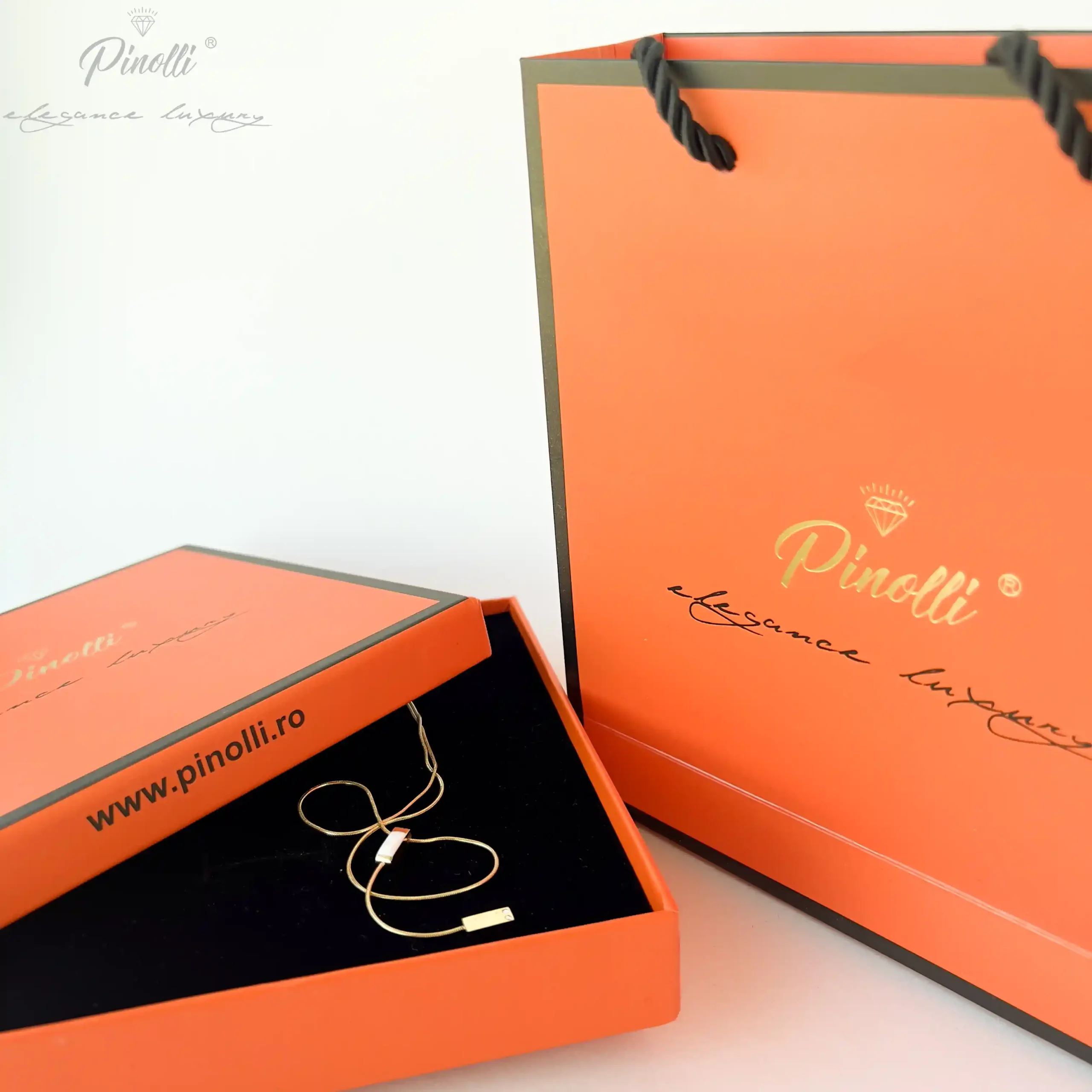 Lantisor 2 diamante mici