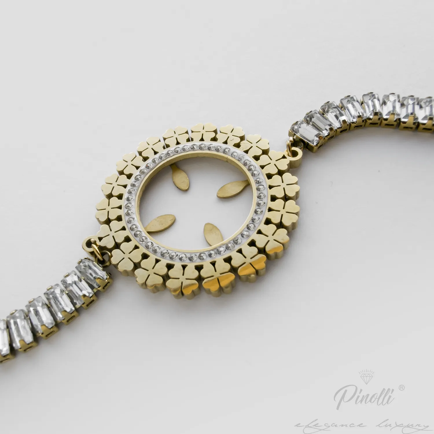 Bratara Aurelia Infinity Crystal detaliu Pinolli