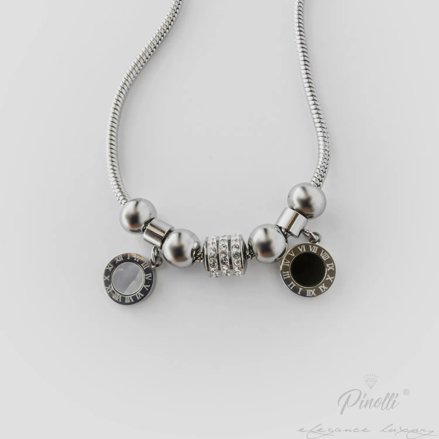 Bratara Nero Tempus Silver eleganta dama Pinolli